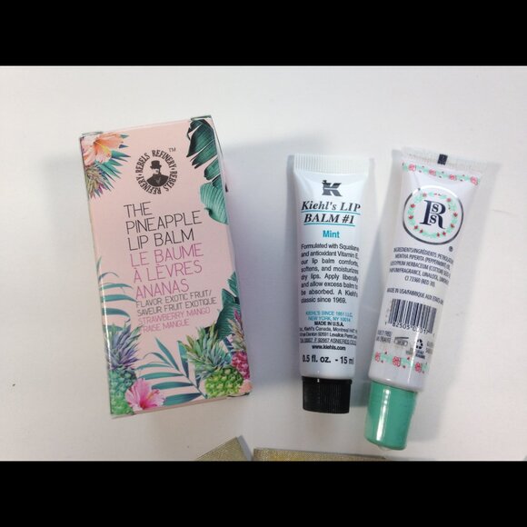 Mixed Lot Cosmetics Kiehl's L'Occitane Smith's Malin & more + MAKE UP BAG - NEW - Picture 3 of 7